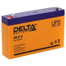 Аккумулятор для ИБП Delta Battery HR 6-9 8,8А/ч-6Vдля UPS EN135 зажим (FASTON) прямая 151x34x94