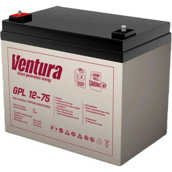 Аккумулятор для ИБП VENTURA GPL 12-75 12 В 75 Ач