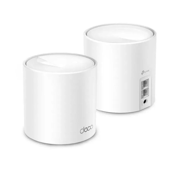 Бесшовный Mesh роутер TP-LINK Deco X10 (2-pack) AX1500, белый, 2 шт. в комплекте