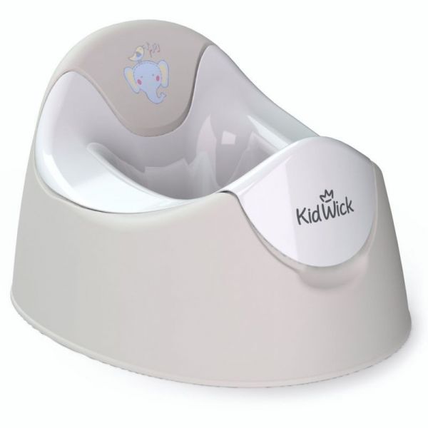 Детский горшок KidWick Трио kw090401 от 1 года до 5 лет серый/белый