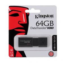 Флешка Kingston DataTraveler 100G3 64Гб черный