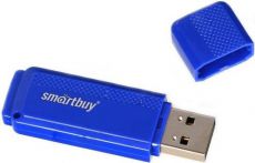 Флешка SmartBuy 8GB Dock SB8GBDK-B Blue 8Гб синий