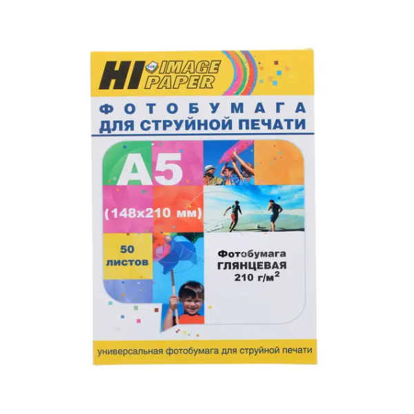 Фотобумага Hi-Image Paper A20151 A5, 210 г/м2, 50 л., покрытие - глянцевое