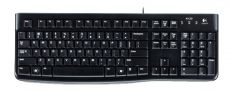 Клавиатура проводная Logitech K120 черный USB