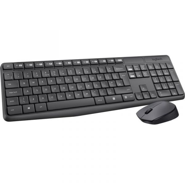 Мышь+Клавиатура Logitech MK235 черный