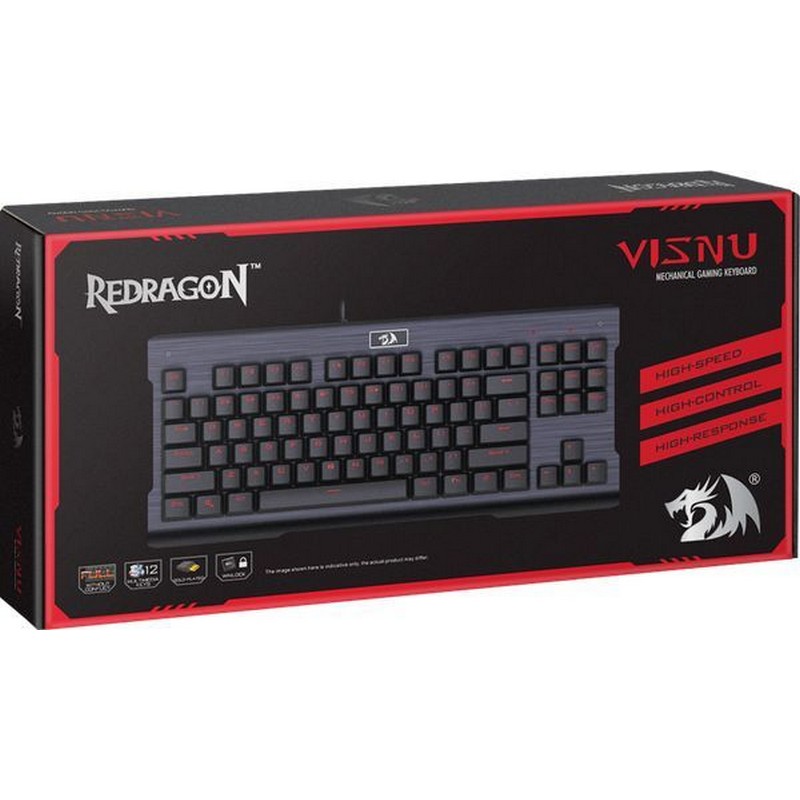 Клавиатура проводная Redragon Visnu [75025] черный