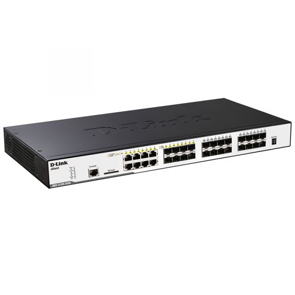 Коммутатор D-link DGS-3120-24SC/B1ASI 24x10/100/1000 Мбит/сек, управляемый