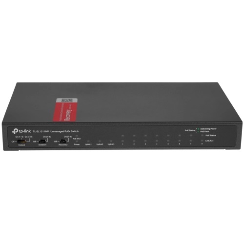 Коммутатор TP-LINK TL-SL1311MP 8x10/100/1000 Мбит/сек, неуправляемый