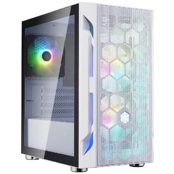 Корпус SilverStone Fara SST-FAH1MW-PRO Mini-Tower белый [g410fah1mwp0020]
