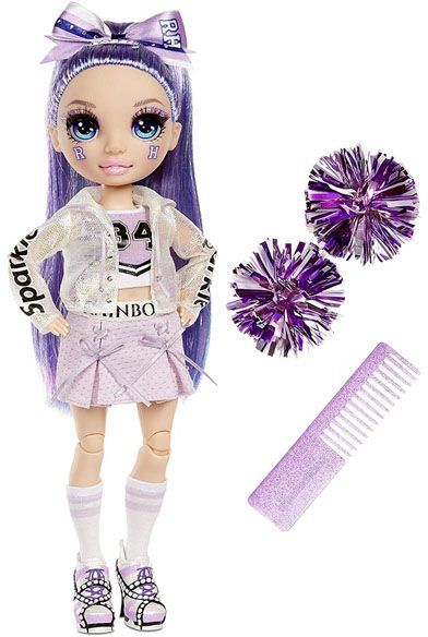 Кукла Rainbow High 572084 Cheer Doll Violet Willow, 28см