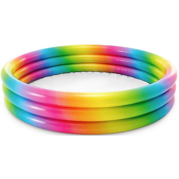 Надувной бассейн Intex Rainbow Ombre Pool разноцветный, 330 л