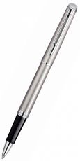 Ручка роллер WATERMAN Hemisphere (S0920450) Steel CT (F) чернила: черный нержавеющая сталь хром