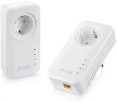 Сетевой адаптер ZyXEL PLA6457 Powerline Gigabit Ethernet, белый